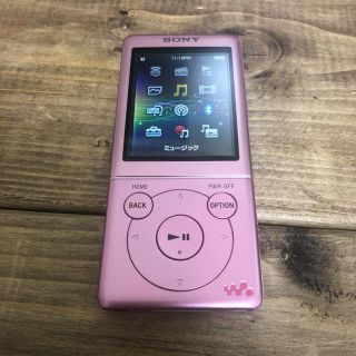 ウォークマン(WALKMAN)の【美品】SONY ウォークマン NW-S774 8GB ピンク(ポータブルプレーヤー)