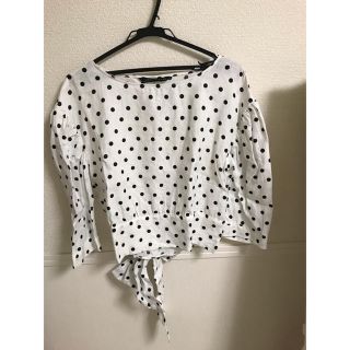 ザラ(ZARA)の★ZARA  ドット柄  トップス★(シャツ/ブラウス(長袖/七分))