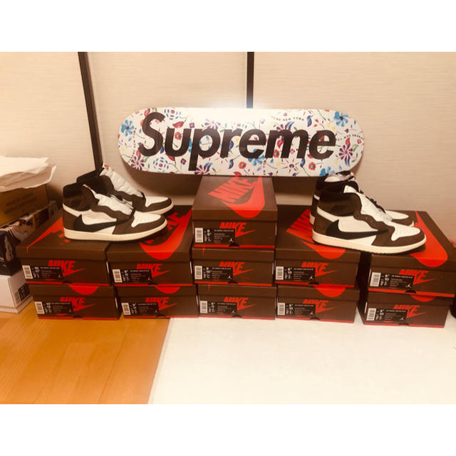 絶妙なデザイン SCOTT TRAVIS - NIKE X JORDAN AIR NIKE スニーカー
