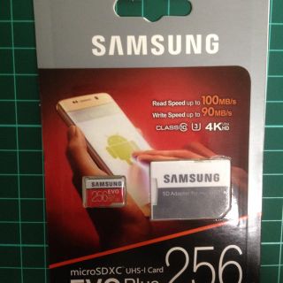 新品 microSDXC 256GB SAMSUNG サムスン EVO Plus(PCパーツ)