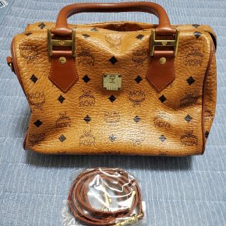 エムシーエム(MCM)のMCM ミニボストン　ショルダーストラップあり(ボストンバッグ)