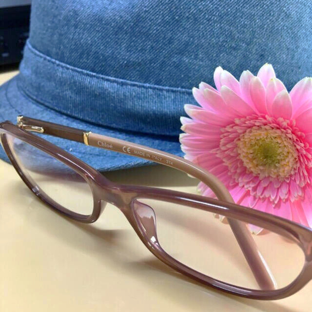 Chloe(クロエ)のChloéクロエ☆ブルーライト&UVカットメガネ レディースのファッション小物(サングラス/メガネ)の商品写真