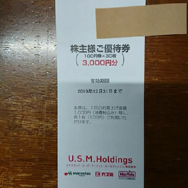 USMH 株主優待21000円分