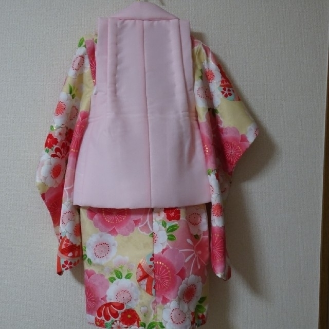 七五三　三歳　着物 キッズ/ベビー/マタニティのキッズ服女の子用(90cm~)(和服/着物)の商品写真