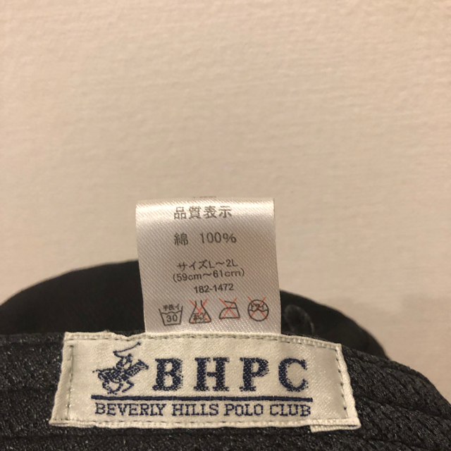 BEVERLY HILLS POLO CLUB（BHPC）(ビバリーヒルズポロクラブ)のBHCP ビバリーヒルズポロクラブ ワークキャップ 帽子 メンズの帽子(キャップ)の商品写真