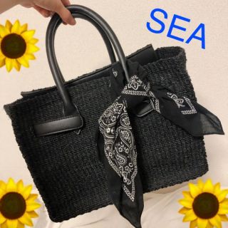 シー(SEA)のSEA カゴ バッグ かごバッグ 人気  ロンハーマン ザラ好きにも(かごバッグ/ストローバッグ)