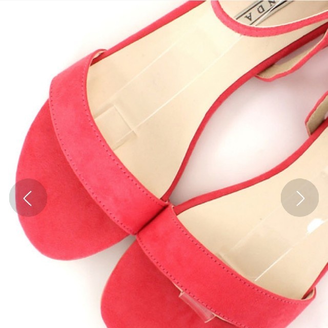 RANDA(ランダ)のRANDA サンダル 美品 ピンク レディースの靴/シューズ(サンダル)の商品写真