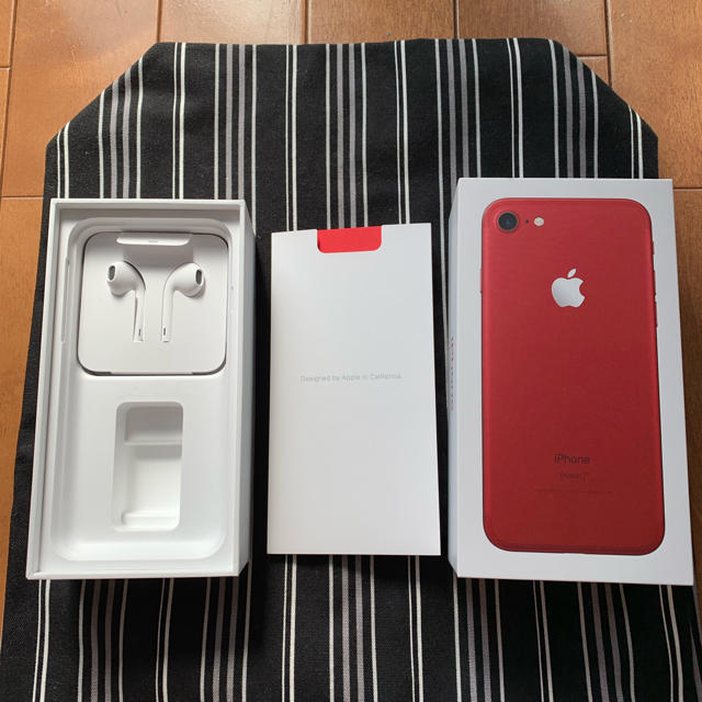 SIMフリー iPhone7　128GB　RED  au