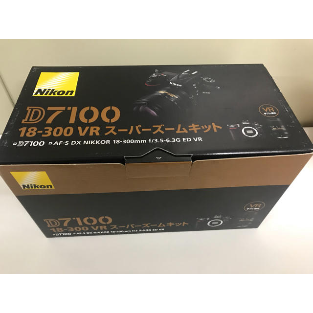 Nikon 　 D7100 18-300 VR スーパーズームキット新品スマホ/家電/カメラ