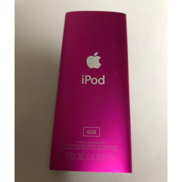 Apple(アップル)のiPod nano 8GB スマホ/家電/カメラのオーディオ機器(ポータブルプレーヤー)の商品写真