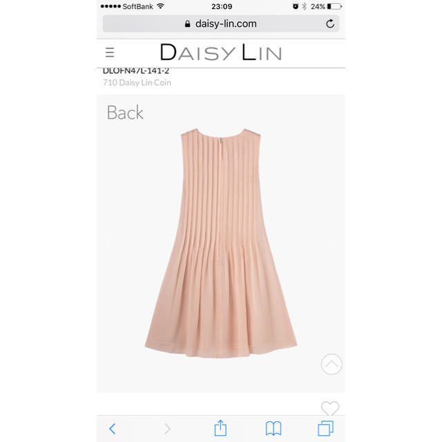FOXEY(フォクシー)の深夜セール66000円♡デイジーリン2019年Dress Charleston レディースのワンピース(ひざ丈ワンピース)の商品写真