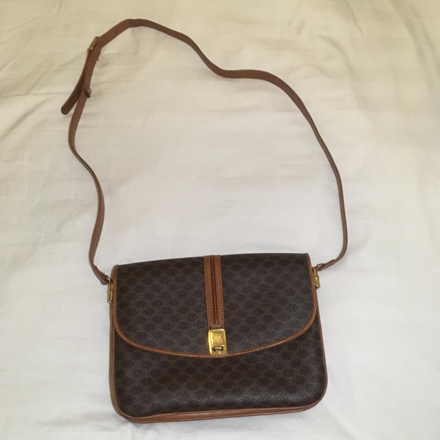 CELINE - セリーヌ マカダム柄 オールド ショルダーバッグ