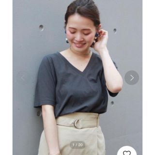 ジャーナルスタンダード(JOURNAL STANDARD)のJOURNAL STANDARD レリューム 強撚天竺 VネックTシャツ(Tシャツ(半袖/袖なし))