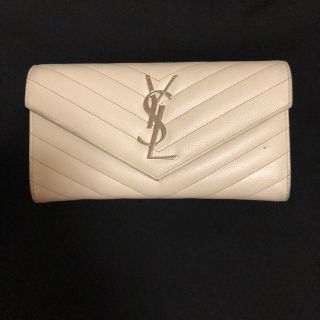 サンローラン(Saint Laurent)の＊PEARL様専用＊ サンローラン 長財布 白 定価91,800円(財布)