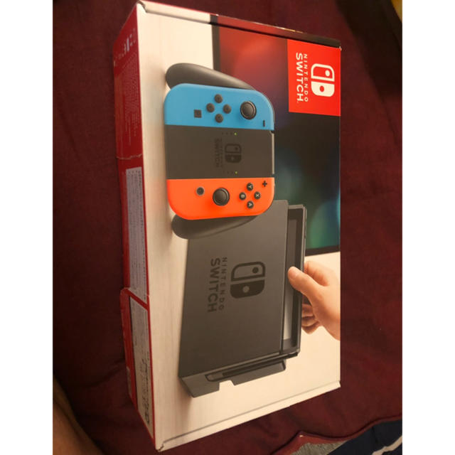 特典進呈Nintendo Switch - 任天堂Switch Joy-Con (L)ネオンブルー/(R