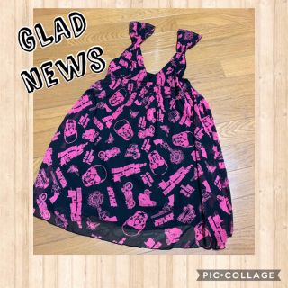 グラッドニュース(GLAD NEWS)のGLADNEWS ミニワンピース(ミニワンピース)