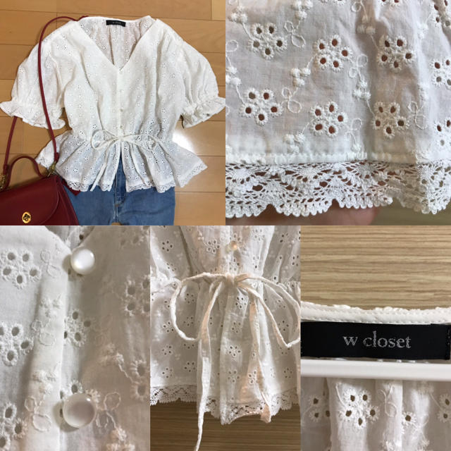 w closet(ダブルクローゼット)のw closet トップス ブラウス レディースのトップス(シャツ/ブラウス(半袖/袖なし))の商品写真