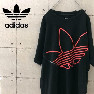 アディダス(adidas)の【希少】90s アディダス トレフォイル Tシャツ 黒(Tシャツ/カットソー(半袖/袖なし))