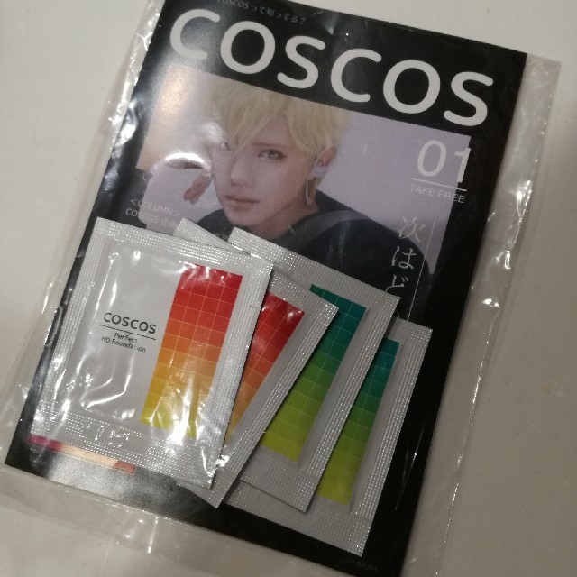 COSCOS ファンデーション 試供品 サンプル4袋 コスメ/美容のベースメイク/化粧品(ファンデーション)の商品写真