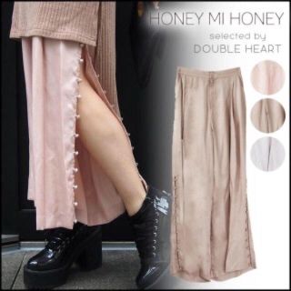 ハニーミーハニー(Honey mi Honey)の再値下げ♡honeymihoney  サイドボタンロングパンツ🍋(カジュアルパンツ)