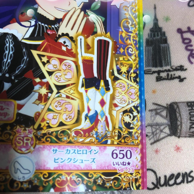 T-ARTS(タカラトミーアーツ)のプリチケ サーカスヒロインピンクシューズ エンタメ/ホビーのトレーディングカード(その他)の商品写真