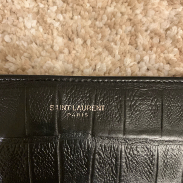 Saint Laurent(サンローラン)のSAINT LAURENT クロコ型長財布 メンズのファッション小物(長財布)の商品写真