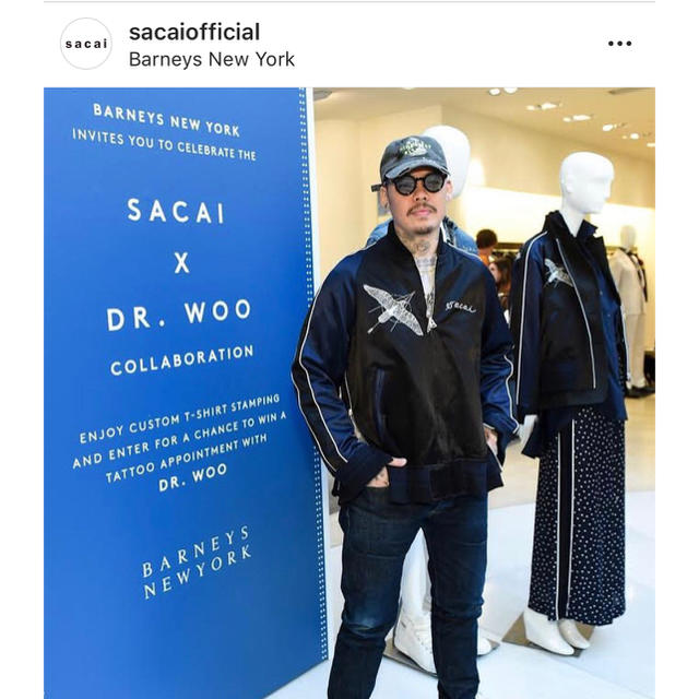 sacai(サカイ)の【新品】sacai 19SS スカジャン jacket ジャケット ブルゾン メンズのジャケット/アウター(スカジャン)の商品写真