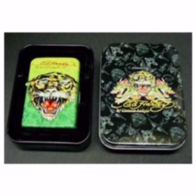 Ed Hardy(エドハーディー)のEd Hardy ガス ターボ ZIPPO ライター オイル エドハーディー 虎 メンズのファッション小物(タバコグッズ)の商品写真