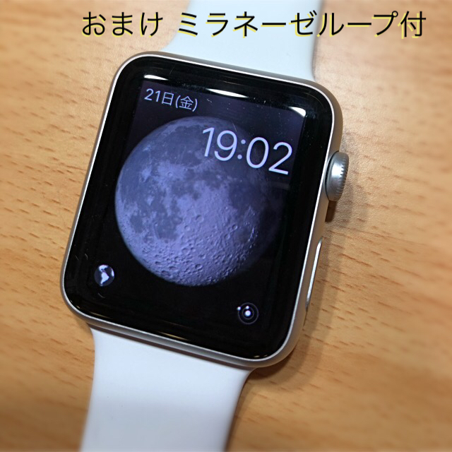 Apple Watch - apple watch アルミモデル SPORT 42mm，シルバー