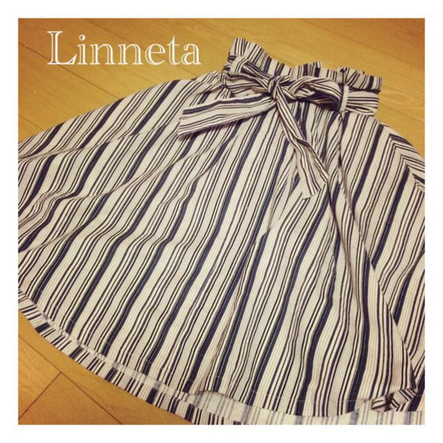 Linetta(リネッタ)のLinetta ストライプスカート レディースのスカート(ひざ丈スカート)の商品写真