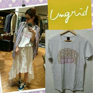 アングリッド(Ungrid)の新品 OREGONプリントTee(Tシャツ(半袖/袖なし))