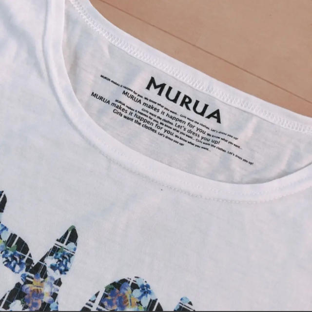MURUA(ムルーア)のTシャツ MURUA ムルーア ロゴT レディースのトップス(Tシャツ(半袖/袖なし))の商品写真