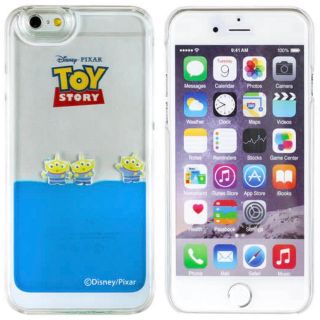 トイストーリー(トイ・ストーリー)の大流行iPhoneケース♡ ぷかぷか泳ぐ トイストーリー リトル・グリーンメン(iPhoneケース)