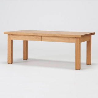 ムジルシリョウヒン(MUJI (無印良品))の美品 無印良品 無垢 ローテーブル 60cm×90cm(ローテーブル)