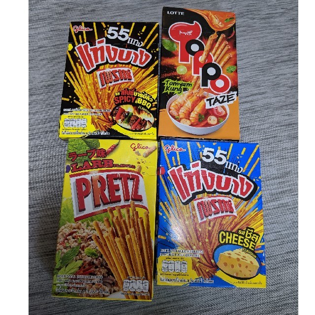 タイ　限定フレイバープリッツ・トッポ 食品/飲料/酒の食品(菓子/デザート)の商品写真