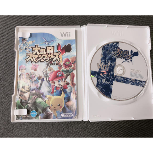 Wii(ウィー)の大乱闘スマッシュブラザーズ スマブラ Wii 説明書付き エンタメ/ホビーのゲームソフト/ゲーム機本体(家庭用ゲームソフト)の商品写真