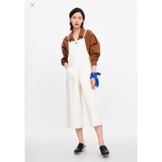 ザラ(ZARA)のZARA ラスティックジャンプスーツ S【新品未使用】(オールインワン)