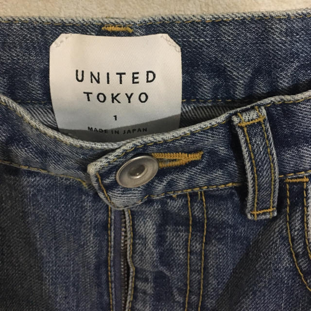 STUDIOUS(ステュディオス)のUNITED TOKYO サイドラインデニム レディースのパンツ(デニム/ジーンズ)の商品写真