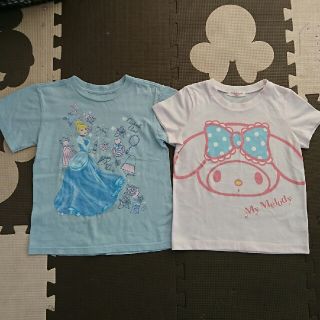 ディズニー(Disney)のTシャツ  二枚セット １１０(Tシャツ/カットソー)