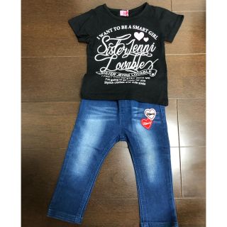 ジェニィ(JENNI)のプロフィール必読♡chakky様専用！値下げ！ジェニーセット  半袖、デニム(Tシャツ/カットソー)