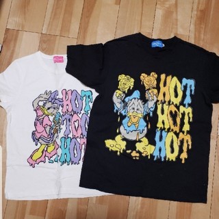 ディズニー(Disney)のドナルド　デイジー　Tシャツ　セット(キャラクターグッズ)