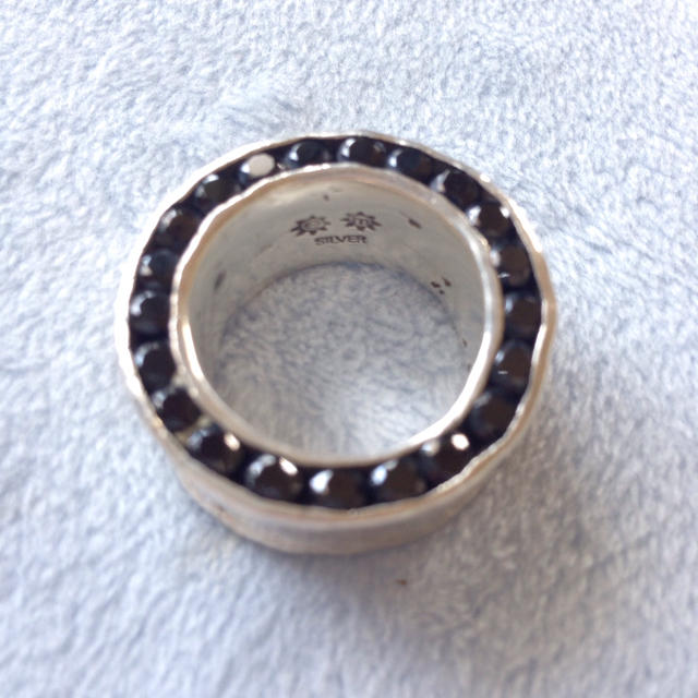 e.m.(イーエム)のイーエムe.m.♡ブラックジルコニアリング レディースのアクセサリー(リング(指輪))の商品写真