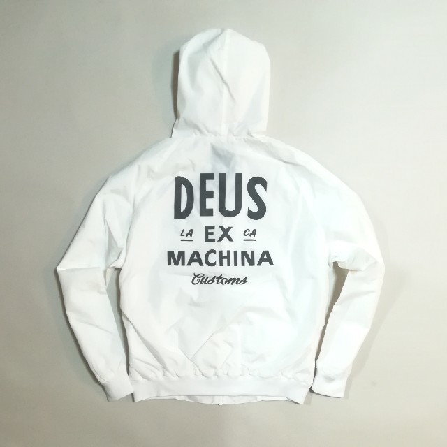 ホワイトサイズ新品　DEUS EX MACHINA ナイロンジップジャケット