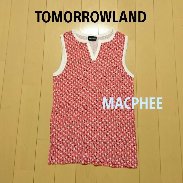 TOMORROWLAND(トゥモローランド)のTOMORROWLAND【MACPHEE】☆レトロな花柄・タンクトップ レディースのトップス(タンクトップ)の商品写真