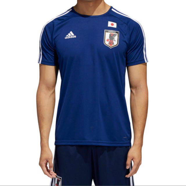 adidas(アディダス)の新品adidasアディダス サッカー日本代表 ホームTシャツ 半袖シャツ スポーツ/アウトドアのサッカー/フットサル(ウェア)の商品写真