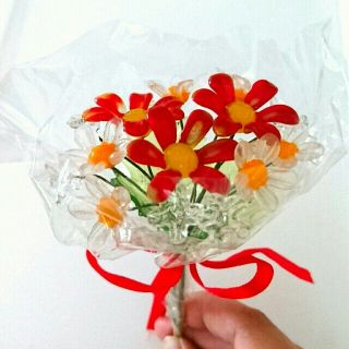 ガラス細工 ガラスの花の通販 by kana's shop|ラクマ