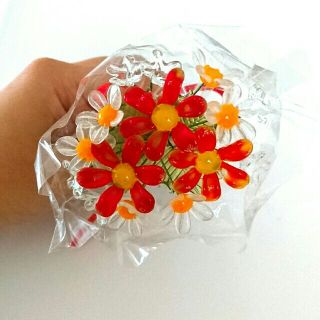 ガラス細工 ガラスの花の通販 by kana's shop|ラクマ