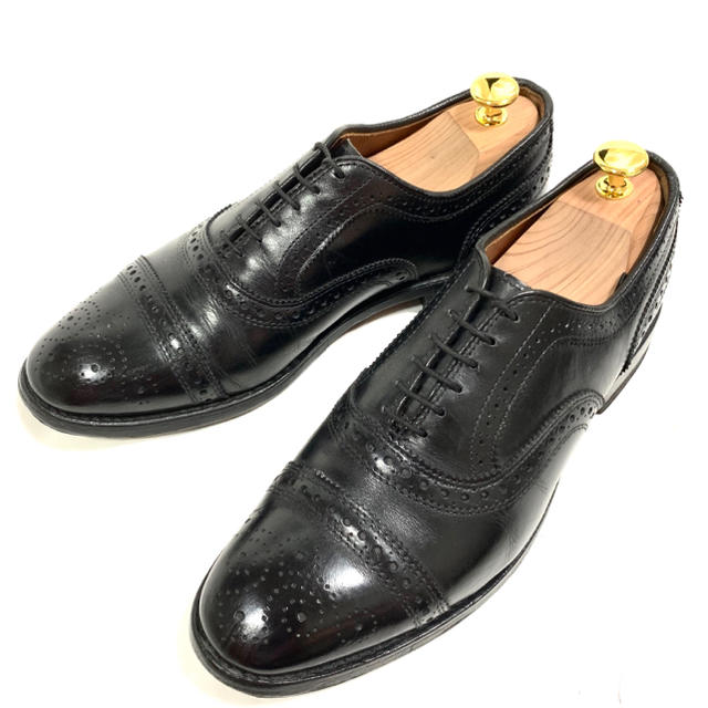 Allen Edmonds 約25.5cm strand ストレートチップ 青窓