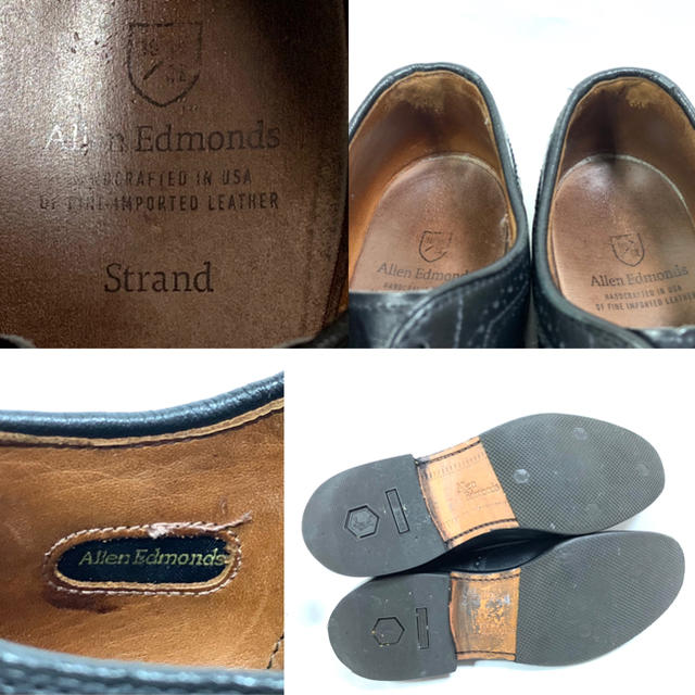 Allen Edmonds(アレンエドモンズ)のAllen Edmonds 約25.5cm strand ストレートチップ 青窓 メンズの靴/シューズ(ドレス/ビジネス)の商品写真