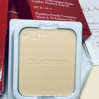 クラランス(CLARINS)のCLARINS クラランス イドラルミナス3D パウダーファンデーション 00(ファンデーション)